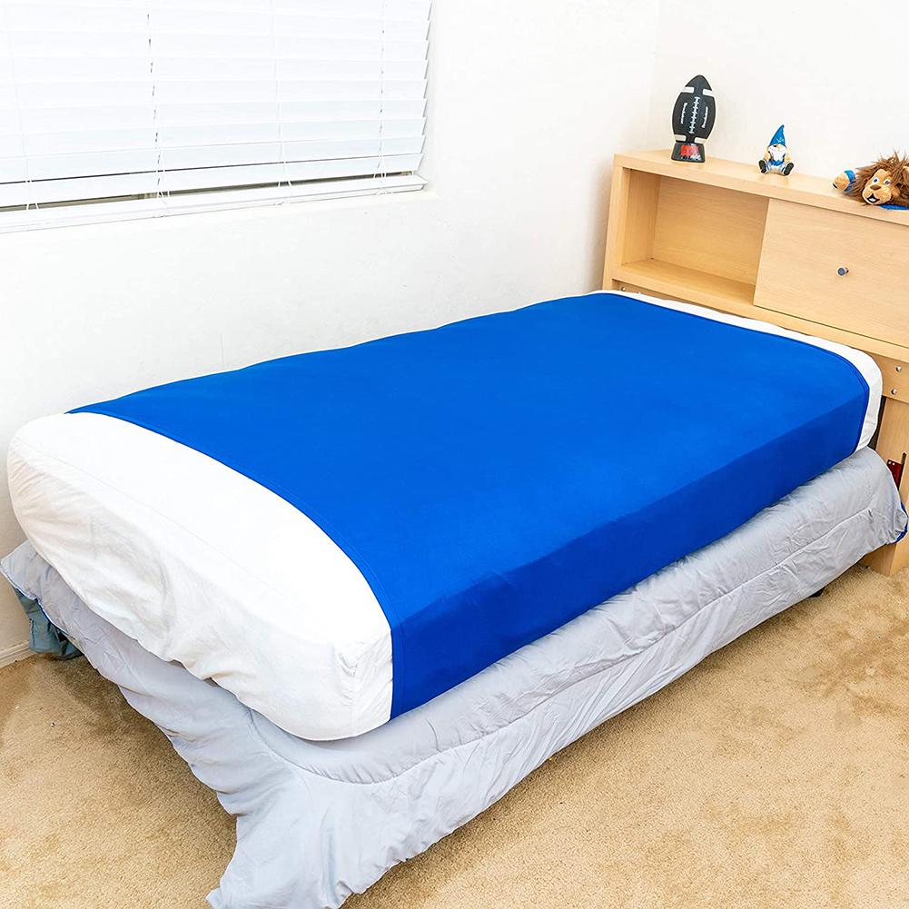 Drap de lit sensoriel pour enfants Compression Alternative aux couvertures pondérées feuille de Compression sensorielle pour garçons filles soulagement de la pression
