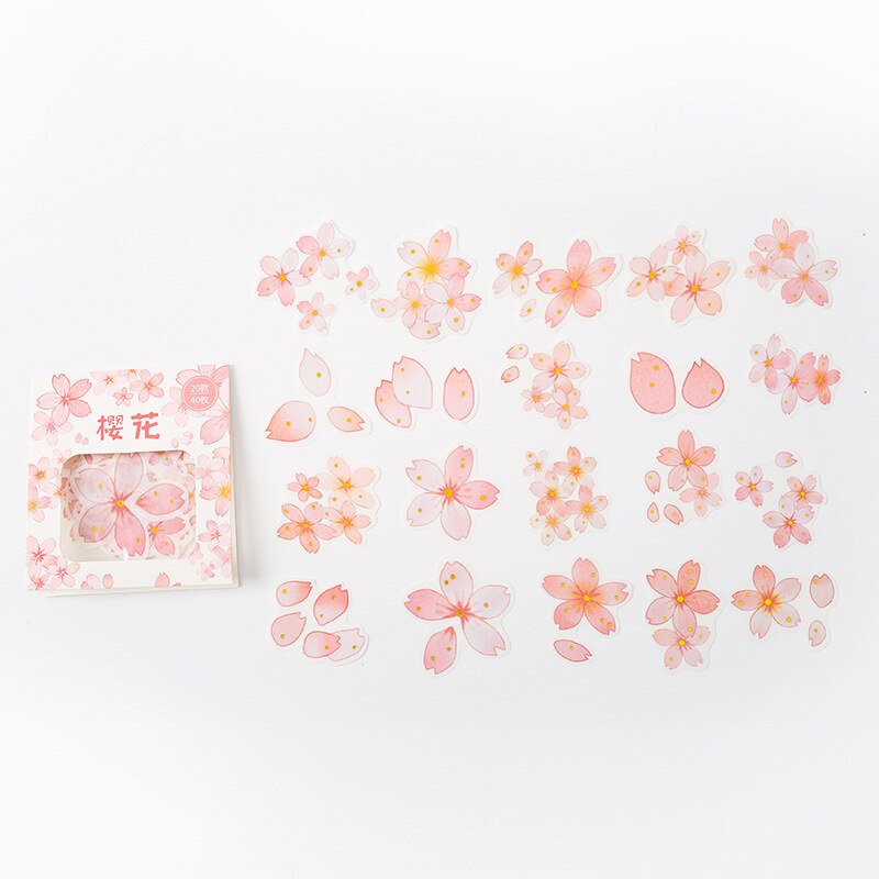 Eating Snacks Series Cute Sticker Custom Stickers Diary Stationary Flakes Scrapbook DIY Decorative Label flower Stickers set