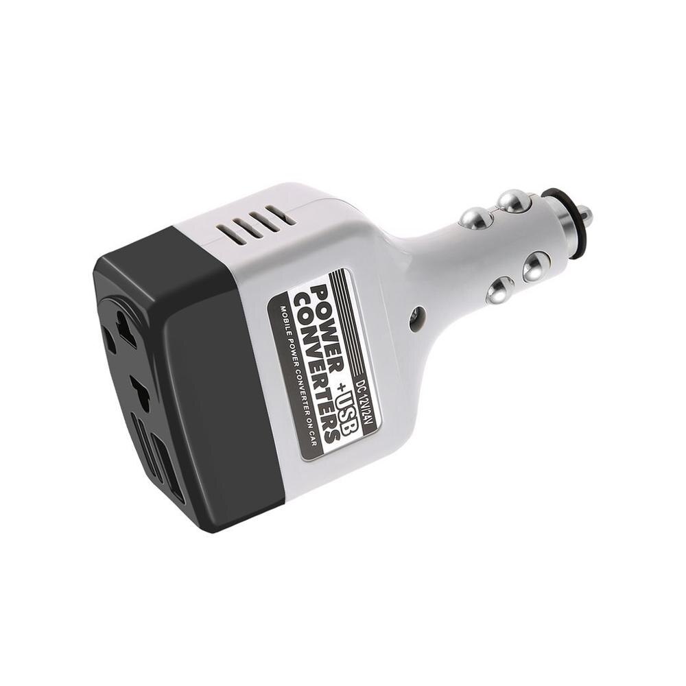 DC 12/24 V naar AC 220 V/USB 6 V Auto Omvormer Adapter Mobiele Auto Power Auto-oplader converter Met USB Interface