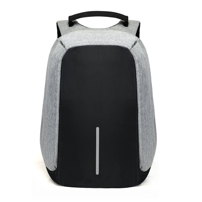 Adolescente zaini laptop Anti-furto smart zaino da viaggio Degli Studenti sacchetti di scuola mochila gris mujer Donne Degli Uomini USB Sacchetto di Ricarica: Set 2