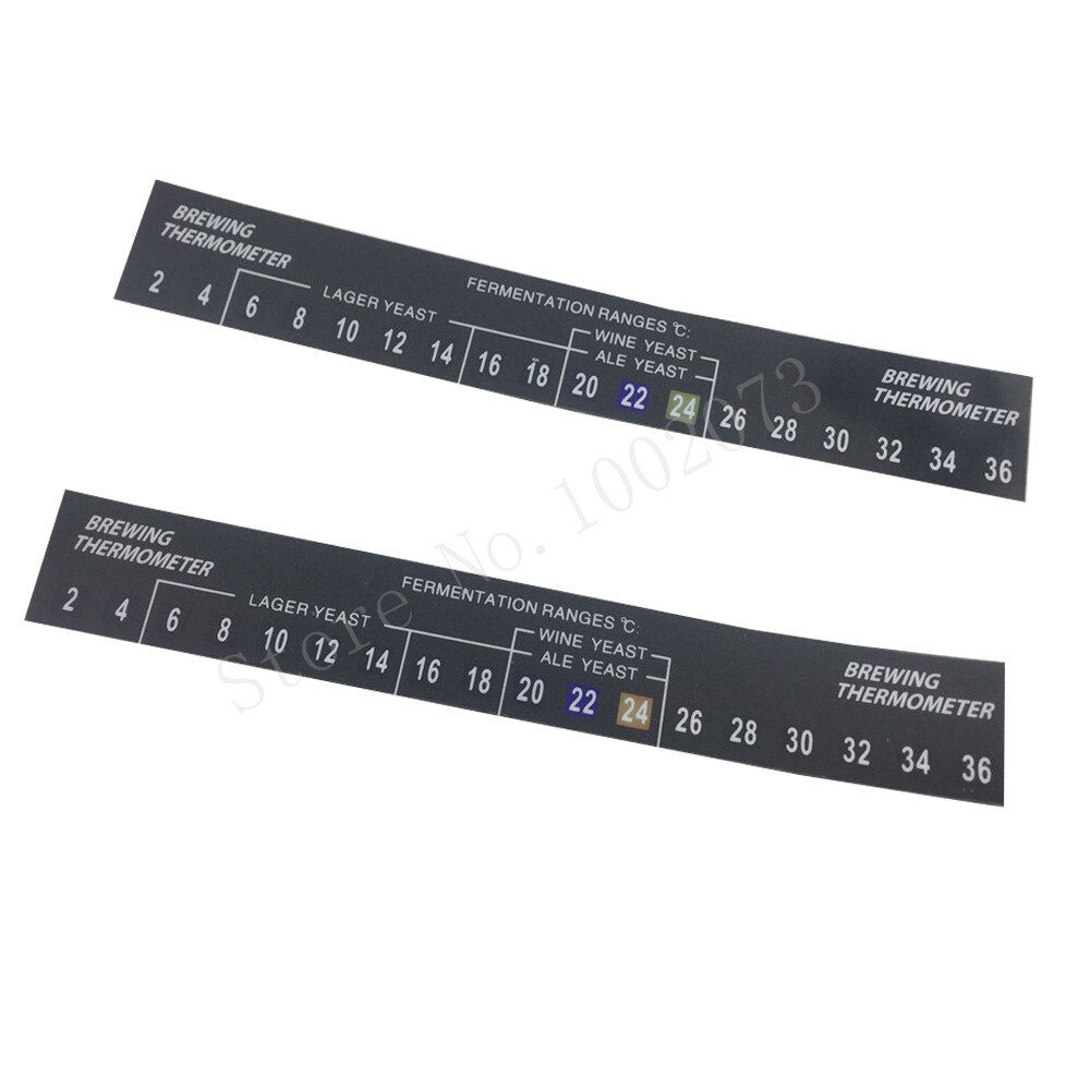 5pcs FERMOMETER StickOn Adhesive Thermometer Home... Grandado