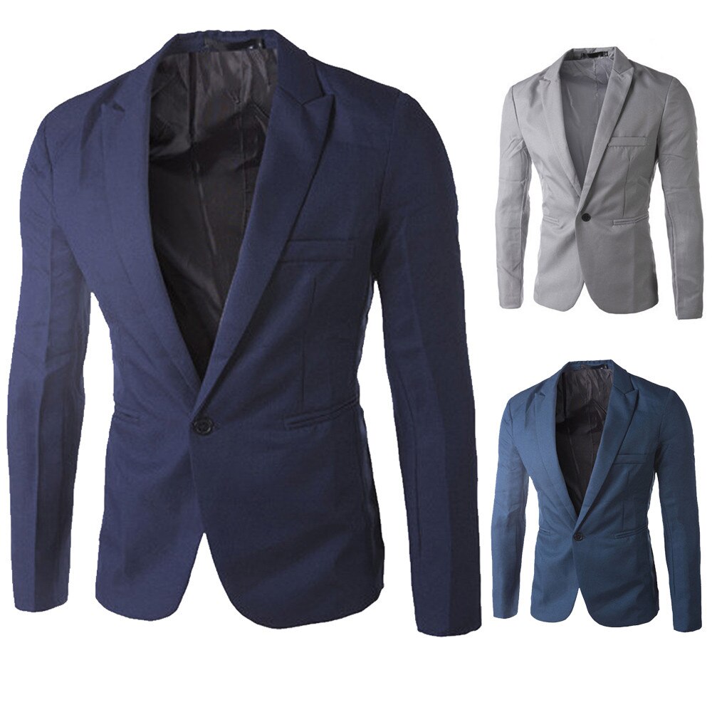 solid Men Blazer Casual Suits Slim Fit suit jacket Men Sping Costume Homme,Terno Masculin Blazer jacket d90509