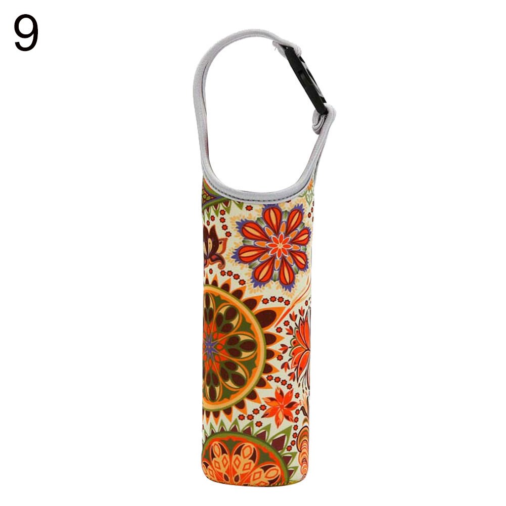 Portable Water Bottle Covers Heat Insulated Cloth Cup Sleeve Case Bottle Sleeves Storage Bag with Handle: 9