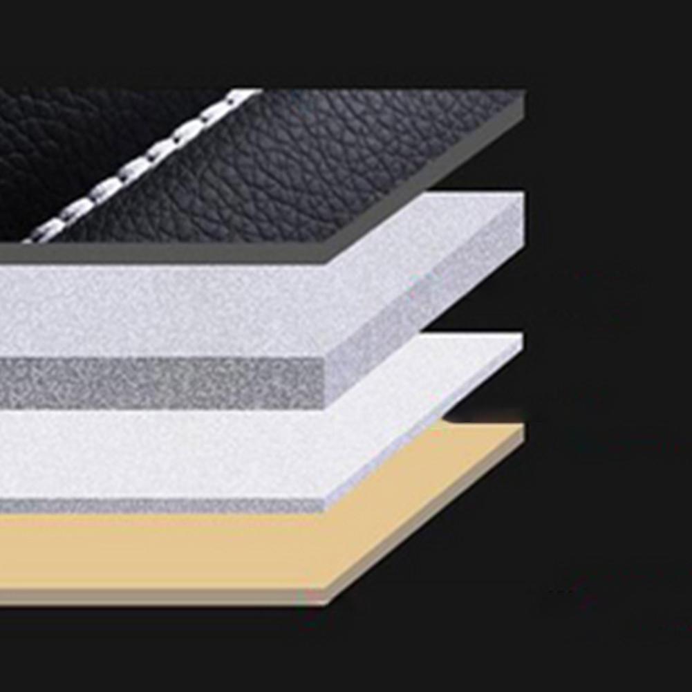 Car Seat Covers PU Leather Front Seats Black Faux Leather Car Seat Cover Set Universal Car Accessories Interior Seat Protector