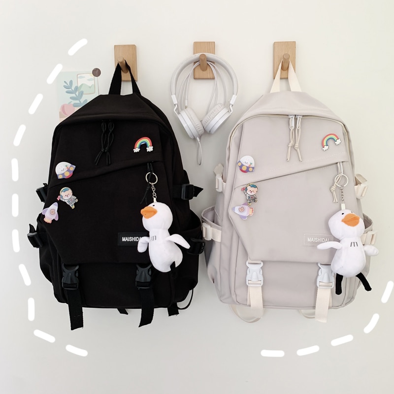 Grande Capacità Carino Zaino Donna 2020 Ins Schoolbag per Ragazzi Femminile Coreano Harajuku Studenti Delle Scuole Superiori Zaino Delle Signore Blu