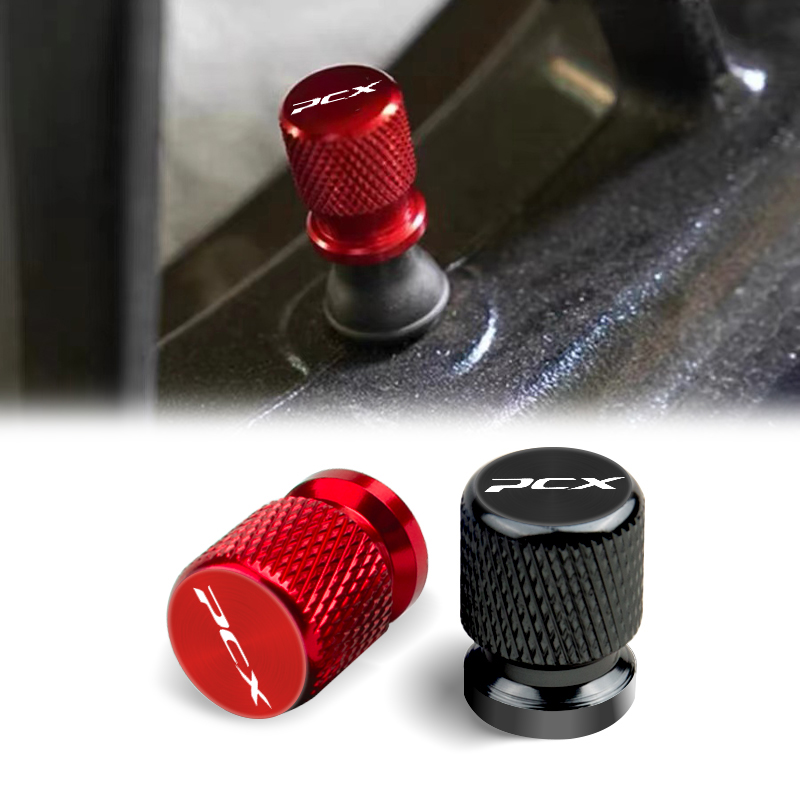 Accesorios de motocicleta para Honda PCX 125 150 160 PCX125 PCX150 PCX160 2022, tapas de cubierta de vástago de puerto de aire de válvula de neumático de Metal, 2 uds.