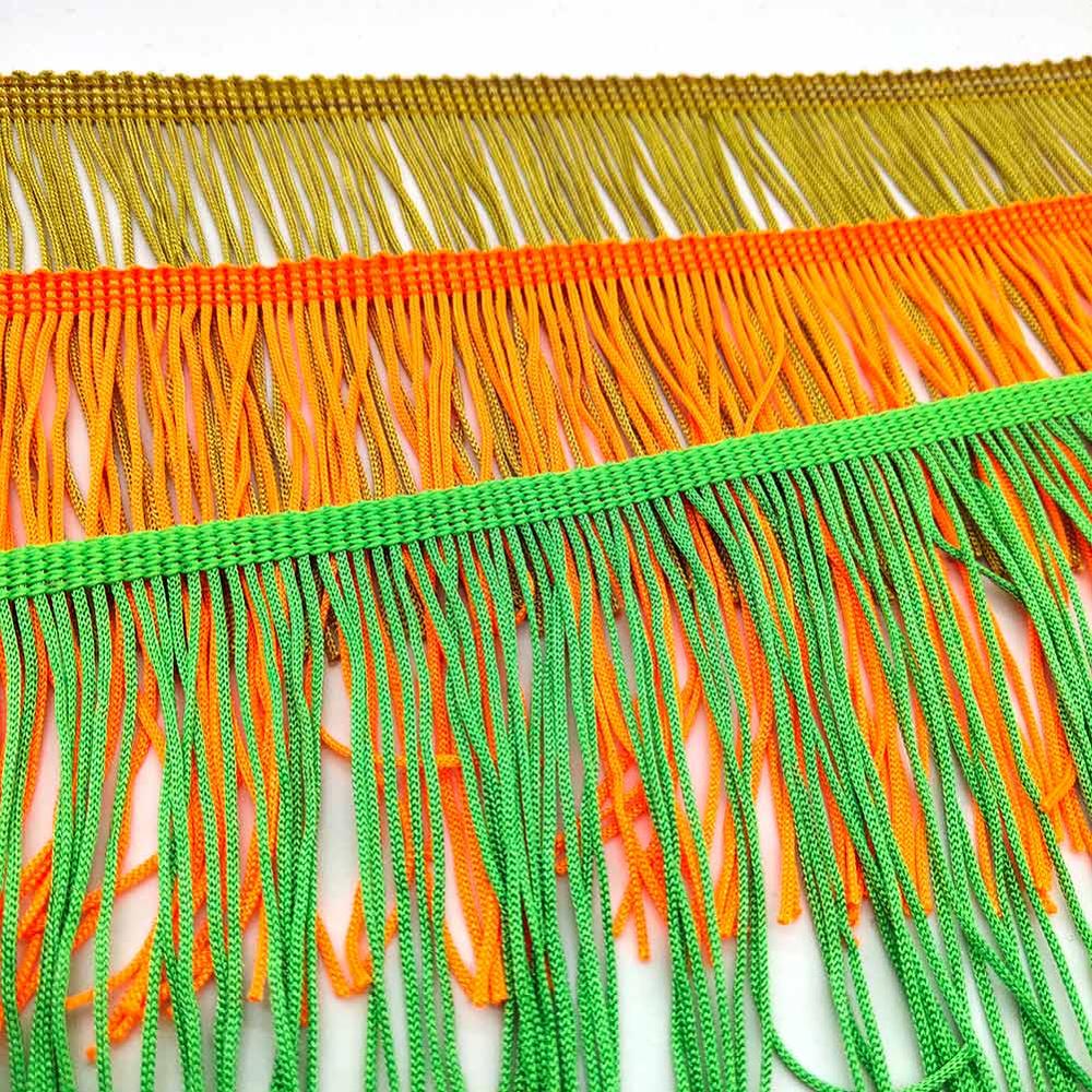Beatiful-Cinta de encaje con ajuste de la franja de encaje, 10cm de ancho, ribete de franja de borlas para vestido latino, accesorios de vestuario DIY