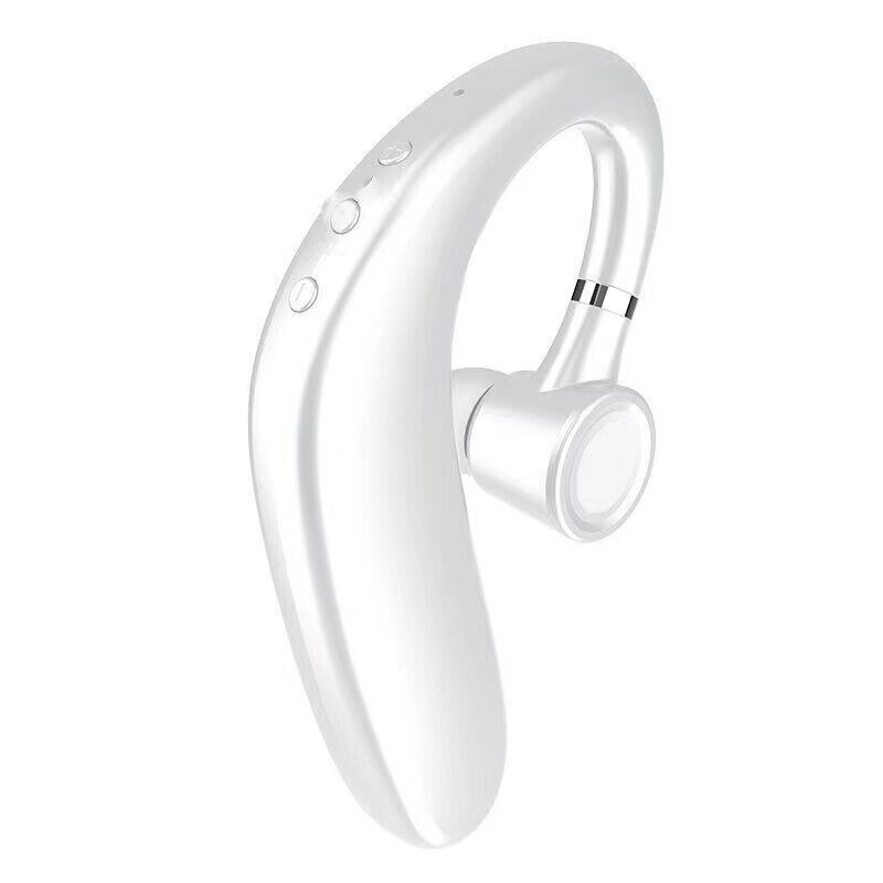 Business Bluetooth Headset Bluetooth 5.0 Oortelefoon Handsfree Hoofdtelefoon Mini Draadloze Oortelefoon Oordopjes Oortelefoon Voor Alle Telefoons: WHITE