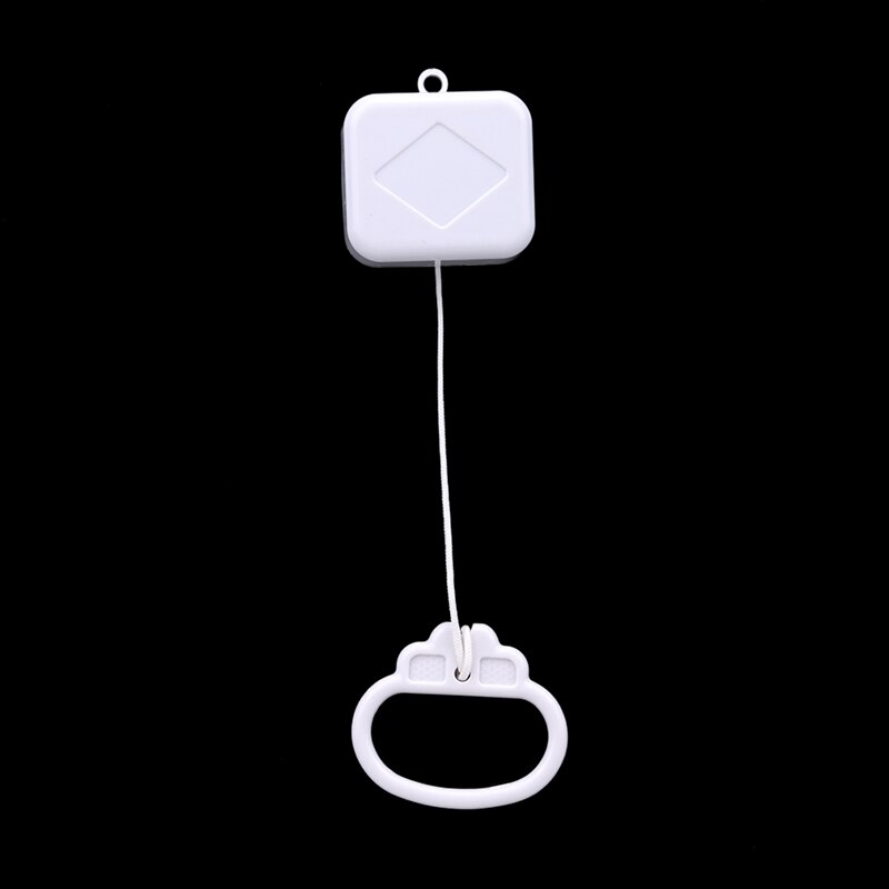 1 Pc Pull Ring Muziekdoos Wit Plastic Pull String Clockwork Cord Muziekdoos Baby Baby Kids Bed Bel Rammelaar speelgoed