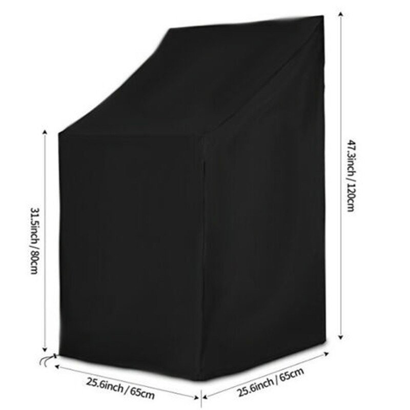 Vanntett utendørs beskyttelse stol terrassemøbler deksel motstandsdyktig oxford klut utendørs oppstalling stol dekke hage parklandskap: oxford fbric 420d