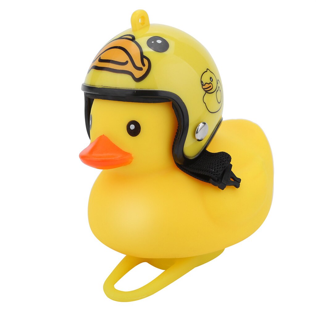 Dessin animé forme vélo cloches léger durable mignon canard VTT guidon phare accessoires vélo accessoires #35: F