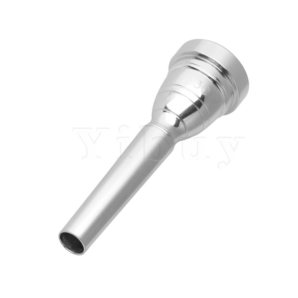 Yibuy 3C trompeta boquilla de latón para principiante jugador avanzado