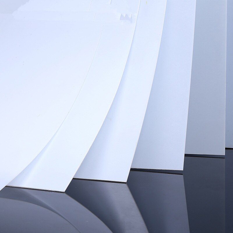 2pcs White ABS Thickness 200mm x 250mm ABS Styrene Sheets 0.5/1/2/3/4/5mm thickness