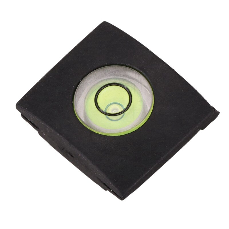 Camera Flashlight Shoe Spirit Level Cover, Black With Mini Ball Head 1/4Inch Mount For Camera Tripod