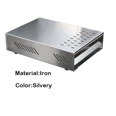 Caja de golpe de café de acero inoxidable de hierro Espresso con cajón de escoria de café no salpicar molinillo de Café Manual accesorios de café: Silvery(B)