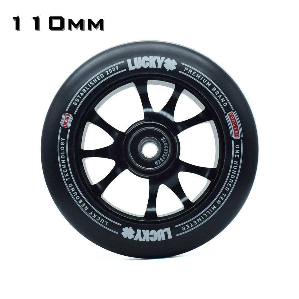 Brand Iron 110mm scooter wheels 88A hardness skating wheel 100mm 110mm Alloy scooter wheels Iron Aggressive tire ABEC-9 bearing
