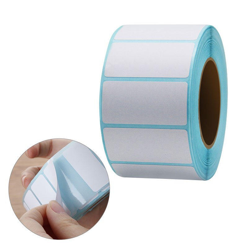 Adhesive Thermal Label barcode Sticker Paper Supermarket Price Blank Label Direct Print Waterproof Print Supplies