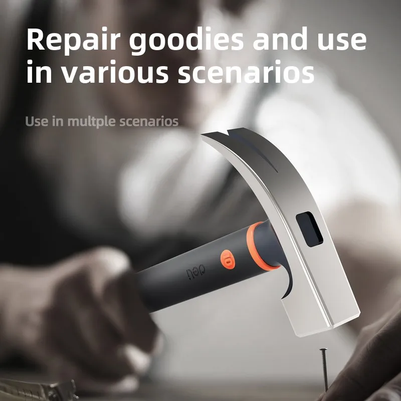 1 szt. 283g mini Młotek Szczękowy Kempingowy Młotek robić Gwoździ z Uchwytem Redukującym Wstrząsy Wielofunkcyjne Narzędzie Ręczne robić Napraw Domowych