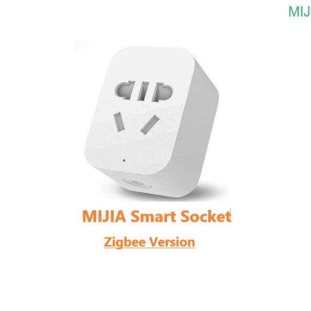 Xiaomi MIJIA 5 in 1 Smart Home Kit Multi-function gateway ZigBee Socket Hub Human Body Window Door Sensor Wireless Switch Mini: Zigbee Socket