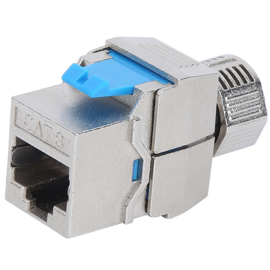 Light And Handy CAT8 Module CAT8 Module Communication Socket for Network Engineering Integrated Wiring