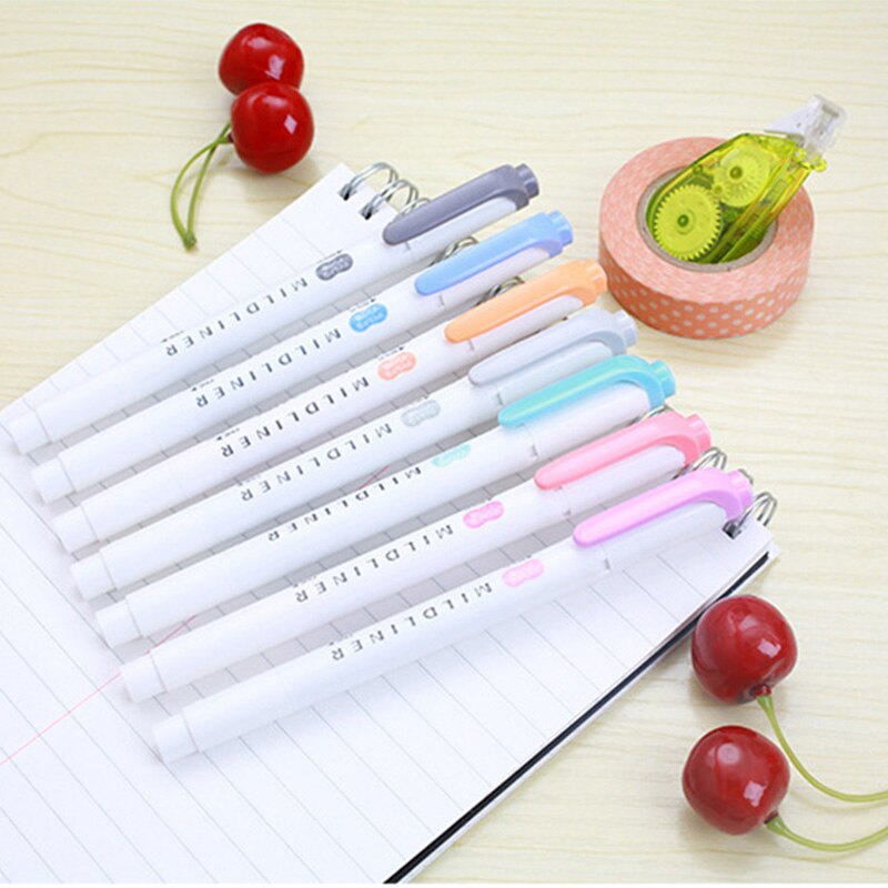 Original Zebra Mildliner Textmarker Dual Liner Textmarker Hersteller Stift Japanischen leicht Liner Textmarker Stift