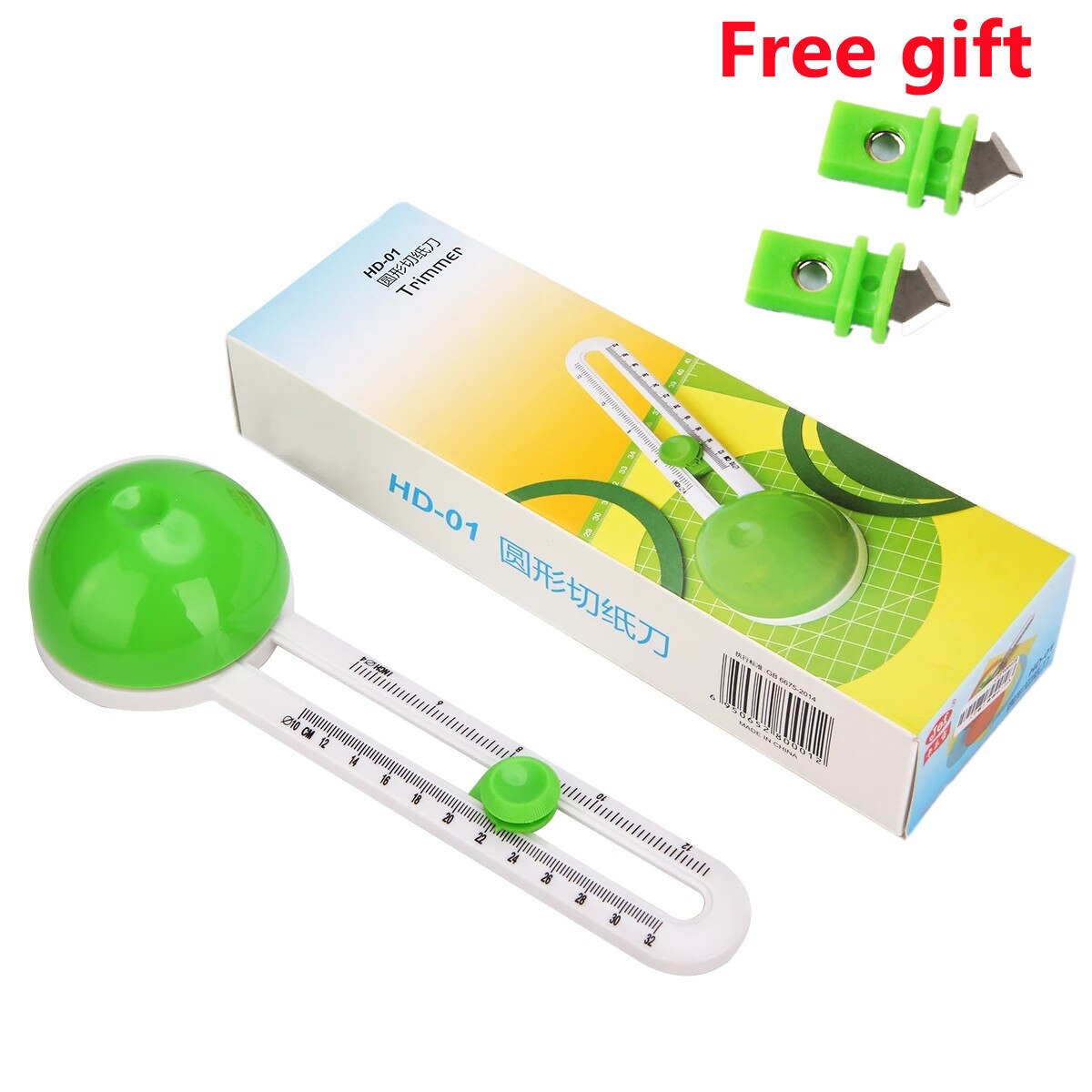 Circular Paper Cutter Cut Circle Paper Rotary Circle Cutter Craft Supplies Circle Cutters Button&amp;Badge Making Crafts Sewing Tool: Default Title