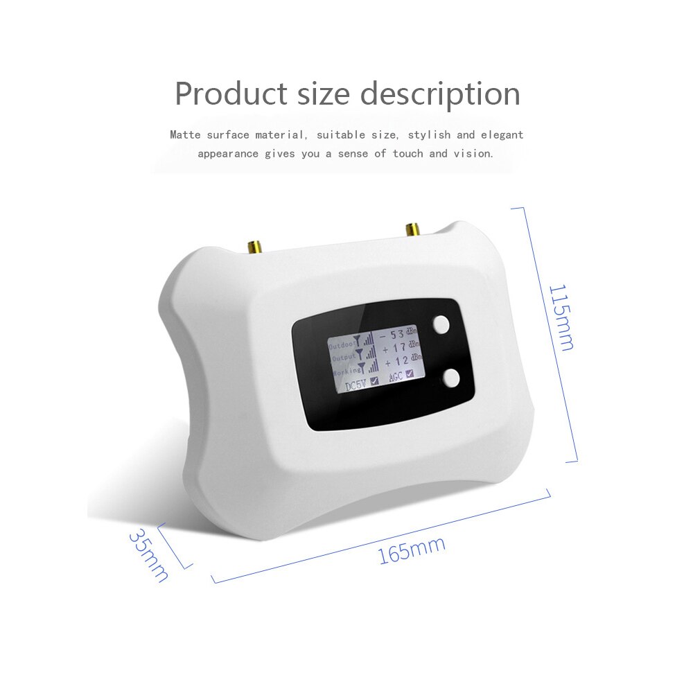 Repeatnet AWS 4G Repeater LTE 1700Mhz Cellular Signal Repeater Booster 4G Network Smart Signal Amplifier LCD Display Full Set