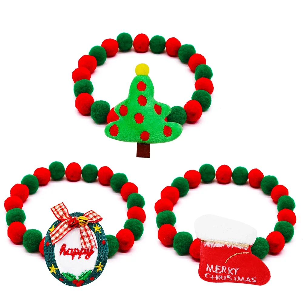 20 piezas Collar de perro, Collar de Navidad para perro, pajaritas para perro pequeño, Collar de pajarita para gato, accesorios de aseo para perros de Navidad, suministros para mascotas