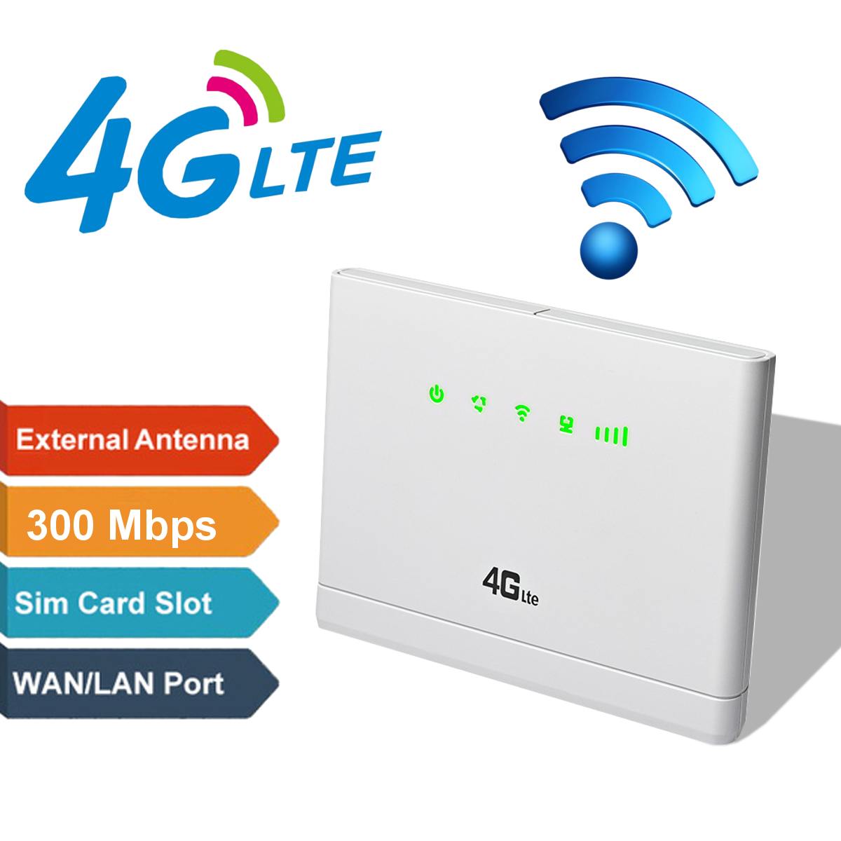 CP108 3G 4G Tragbare Hotspot Lte Wifi Router schwach/Lan Hafen Dual Externe Antennen Entriegelt kabellos Cpe Router Mit Sim Karte S