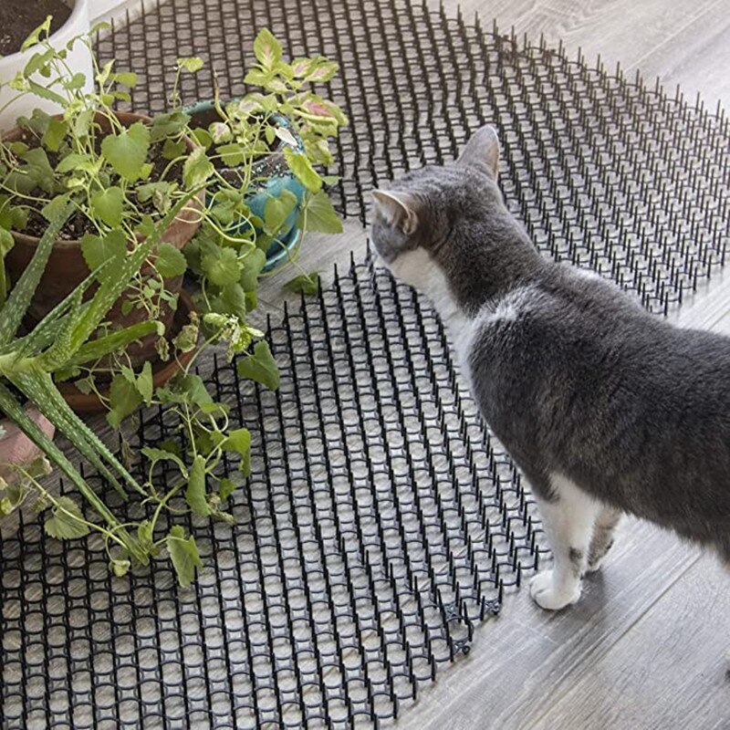 12x Tuin Kat Scat Mat Anti Kat Hond Afweermiddelen Mat Afschrikmiddel Spike Mat Prikkeling Strip Graven Stop Outdoor Tuin