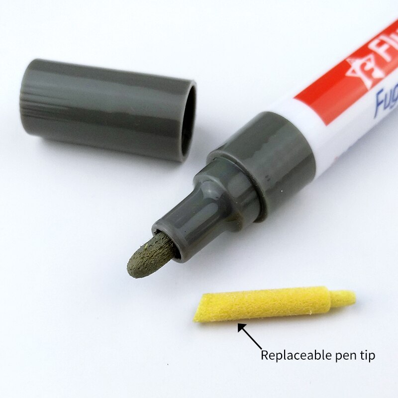 Stylo de réparation de carrelage étanche et anti-saleté, spécial beau joint de sol de carrelage, remplissage de fente, stylo de réparation remplaçable pour le nettoyeur