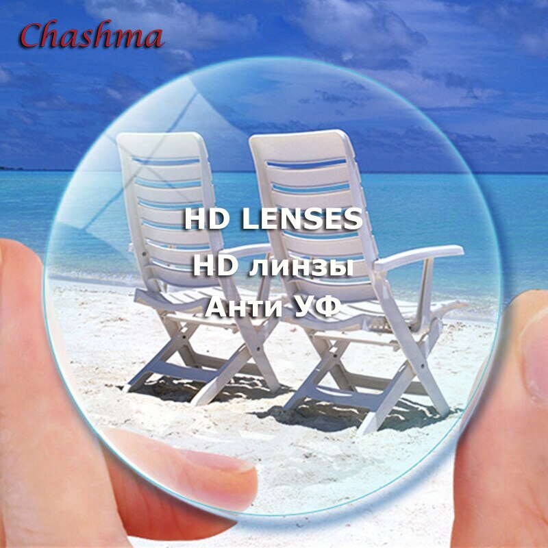 Chashma 1,61 Index HD Klare Linse Augen Optische Gläser Rezept Linsen Rezept Transparente Farbe Anti Reflektierende Glas