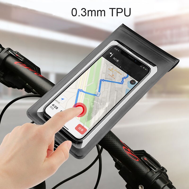Bicycle Motorcycle Phone Holder Waterproof Case Bike Phone Bag for iPhone Samsung Mobile Stand Support phone holder Cover