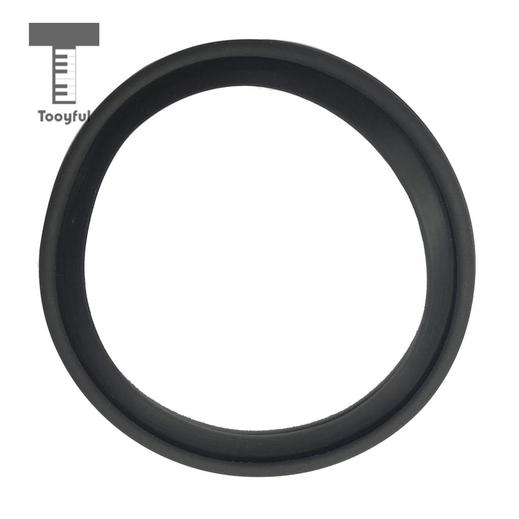 Tooyful zwarte siliconen sopraansaxofoon ring demper beschermer voor saxofoonliefhebbers