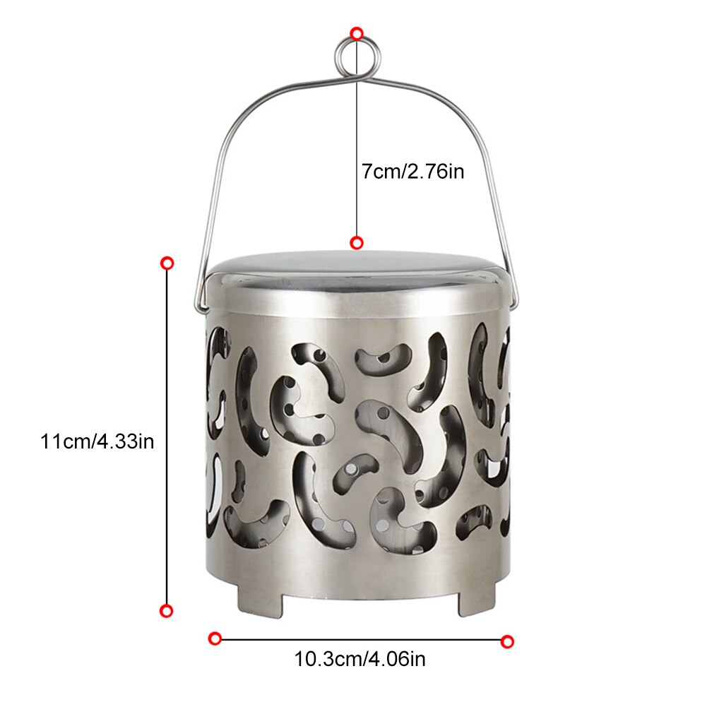 2021new Portable Mini Heater Stove Stainless Steel Outdoor Tent Heating Traveling Warmer