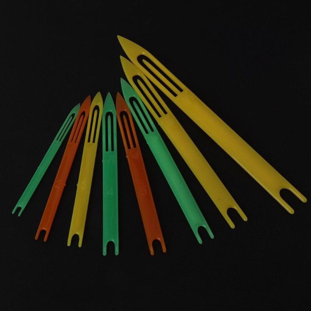 8pcs/set Repair Net Line Shuttles Fishing Netting Needle Tools Rustproof Practical Weaving Mending Durable Accessories Equipment