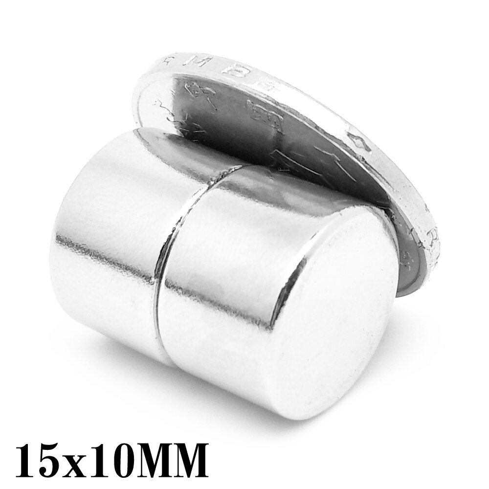 2/5/10/15/20/30Pcs 15X10 Disc Neodymium Sterke Magneten 15mm * 10Mm Ronde Permanente Magneet 15X10Mm Krachtige Magnetische Magneet 15*10
