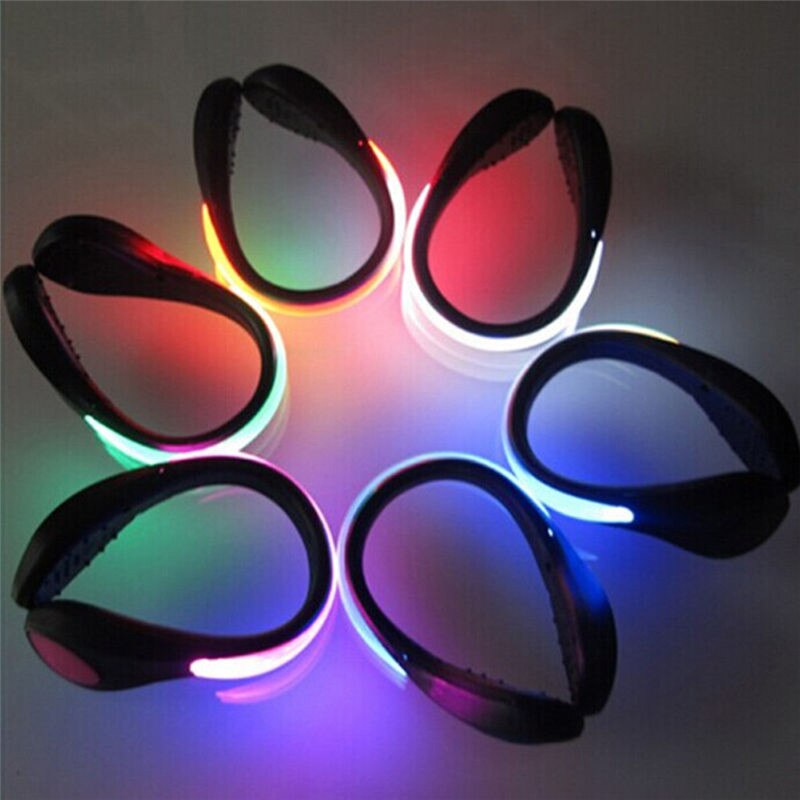 Fiets Riding LED Licht Schoen Clip Light Night Veiligheidswaarschuwing LED Bright Flash Running Fietsen Fiets met Computer