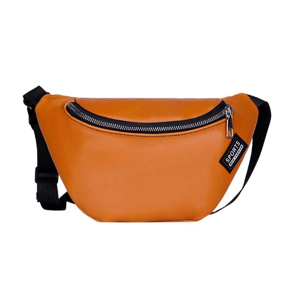 бананка Women Solid Color Zipper chest bag Messenger Bag Chest Bag Waist Bag Phone Bag поясная сумка женская: I