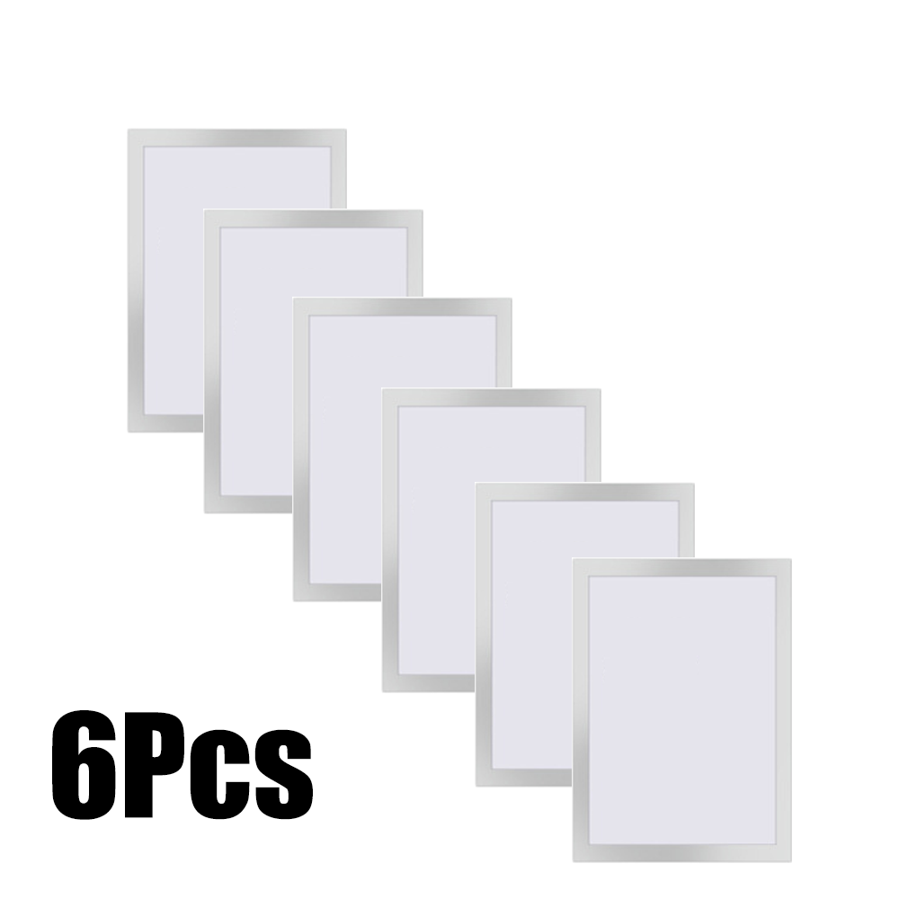 Magnetiske billedrammer selvklæbende magnetisk fotoramme plakat certifikat kunstværk billedrammer til køleskab væg boligindretning: 16 tommer / Gul