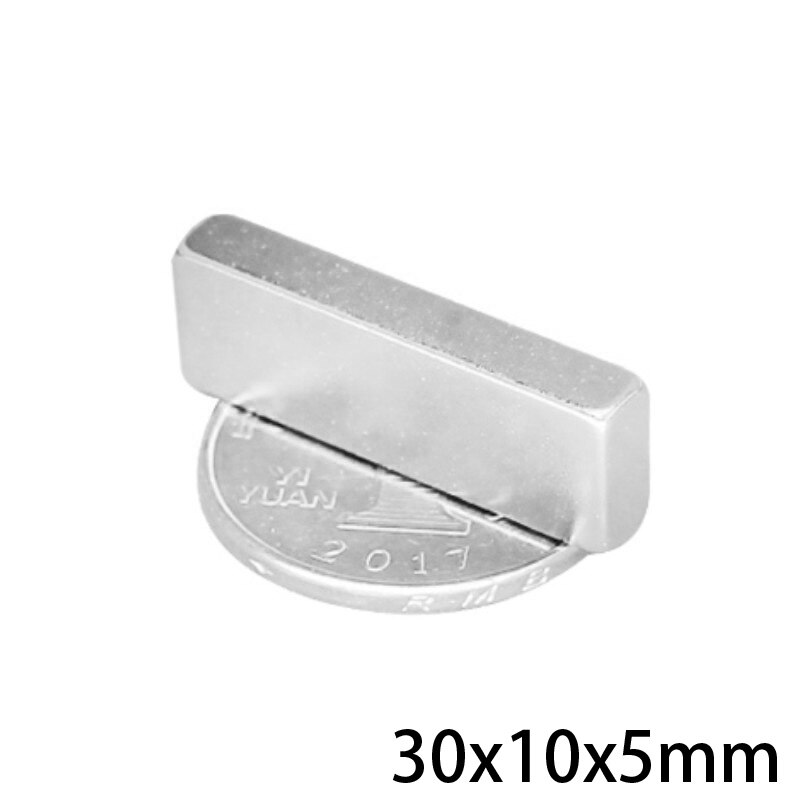 5 ~ 50 Stuks 30X10X5 Zoeken Grote Quadrate Magneet 30 Mm * 10 Mm Krachtige Magneten 30X10X5 Mm Sterke Neodymium Magneten 30*10*5 Mm