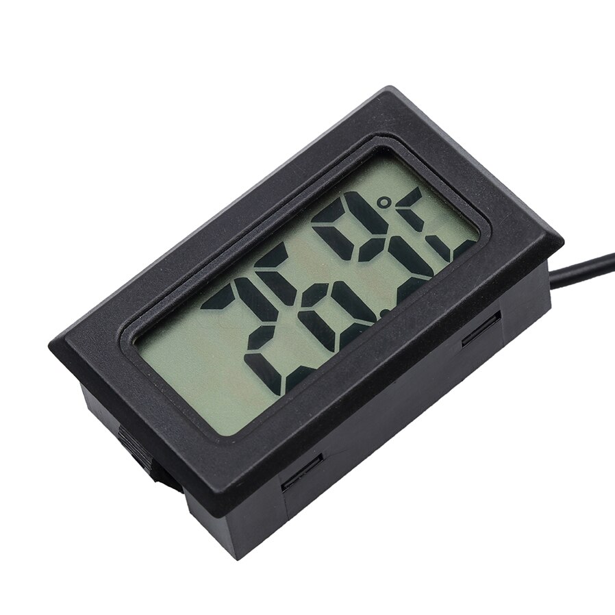 Udendørs temperaturføler luftfugtighedsmåler måleinstrumenter mini lcd bil digitalt termometer hygrometer temperatur indendørs