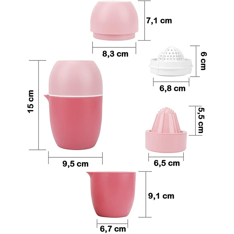 Lemon Squeezer, Unique Citrus Squeezer, Manual Juicer with Two Pressing Options for Different Fruits