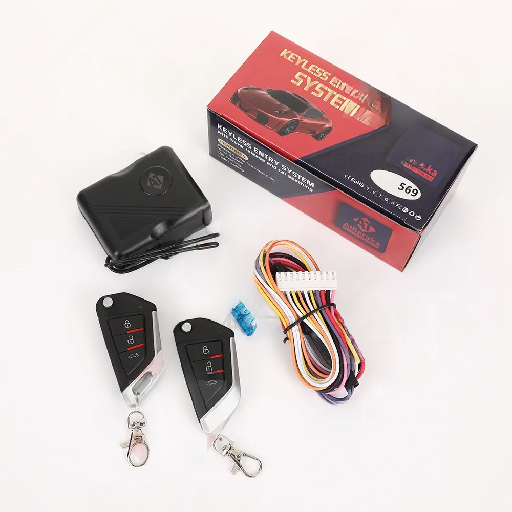 Sistema de Control de Acceso sin llave Universal para coche, alarmas de Control automático antirrobo para vehículos todo terreno y motocicletas: Grey