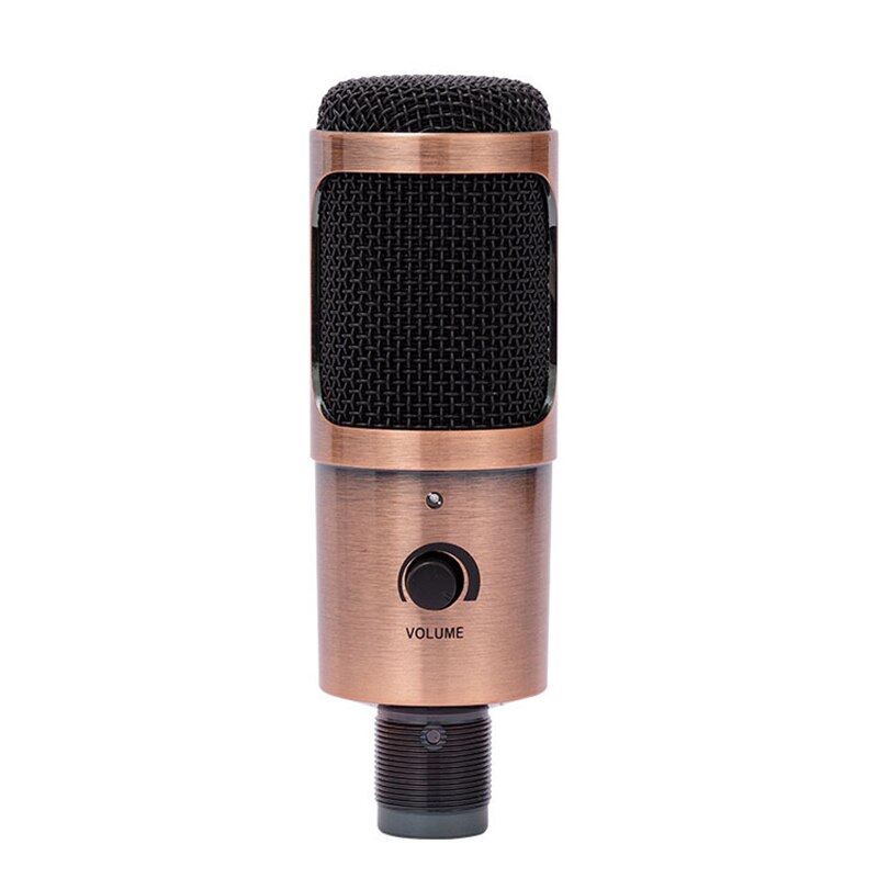 USB Condenser Microphone Computer Microphone with Volume Adjusting Microphone For PC Laptop MAC: Default Title