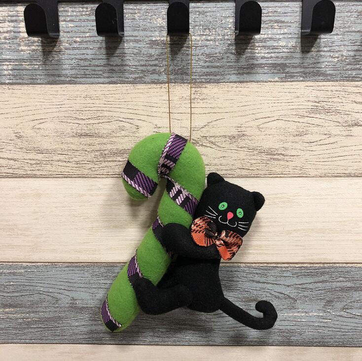 15*19cm 3 stil halloween ornamenter dekorasjon søt morsom dørhenger dukke plysj leketøy  yh1354