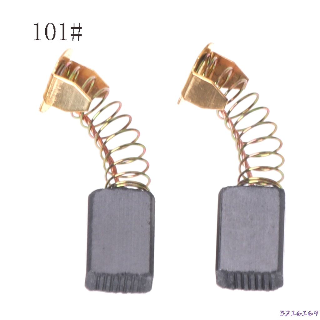 2 stk. elektrisk boremaskine børste reservedel til dewalt /til bosch /til makita electrictool 6 x 10 x 15mm-101#