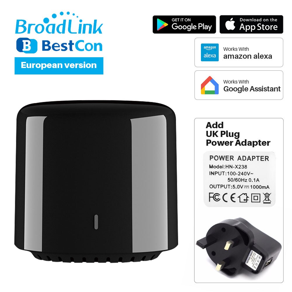 Broadlink Bestcon RM4C Mini Universal- IR Fernbedienung 4G WiFi IR Arbeitet Mit Alexa Google Assistent Clever Heimat Automatisierung