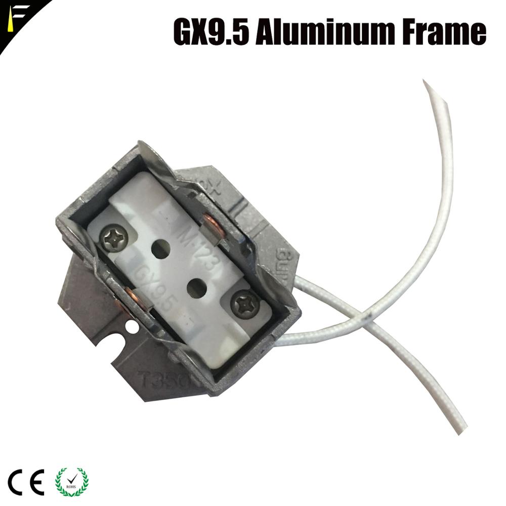 GY9.5/GX9.5 Base Lamphouder Stopcontact Voor Stage Gloeilamp Keramiek Pin Base Houder Voor 150W200W250W Moving Head licht: GX9.5 Aluminum Frame