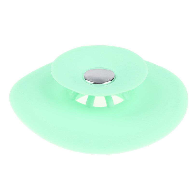 Desagüe antibloqueo con ventosa de silicona para desagüe de suelo, filtro de desagüe, accesorios para el baño y la cocina: Naranja